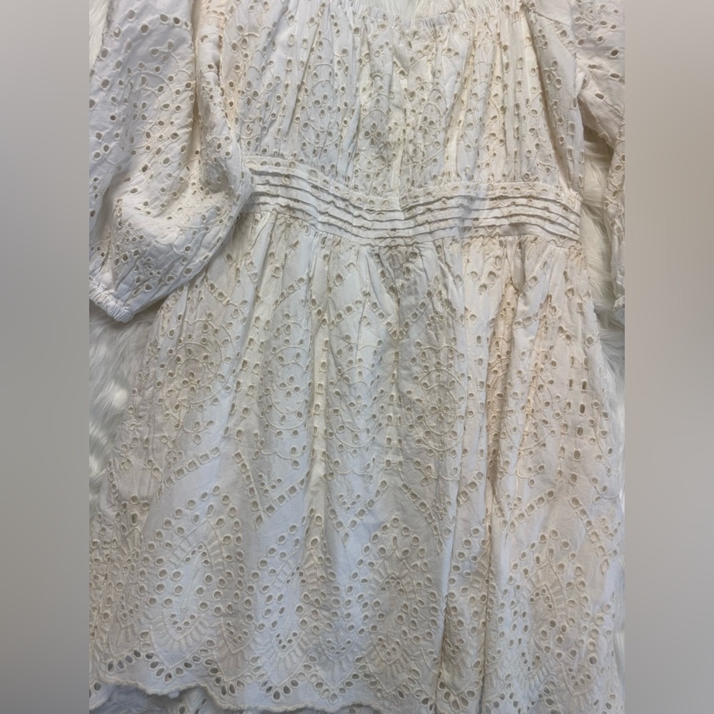 Cleobella Aria Minidress in eyelet white lace - Picture 3 of 6